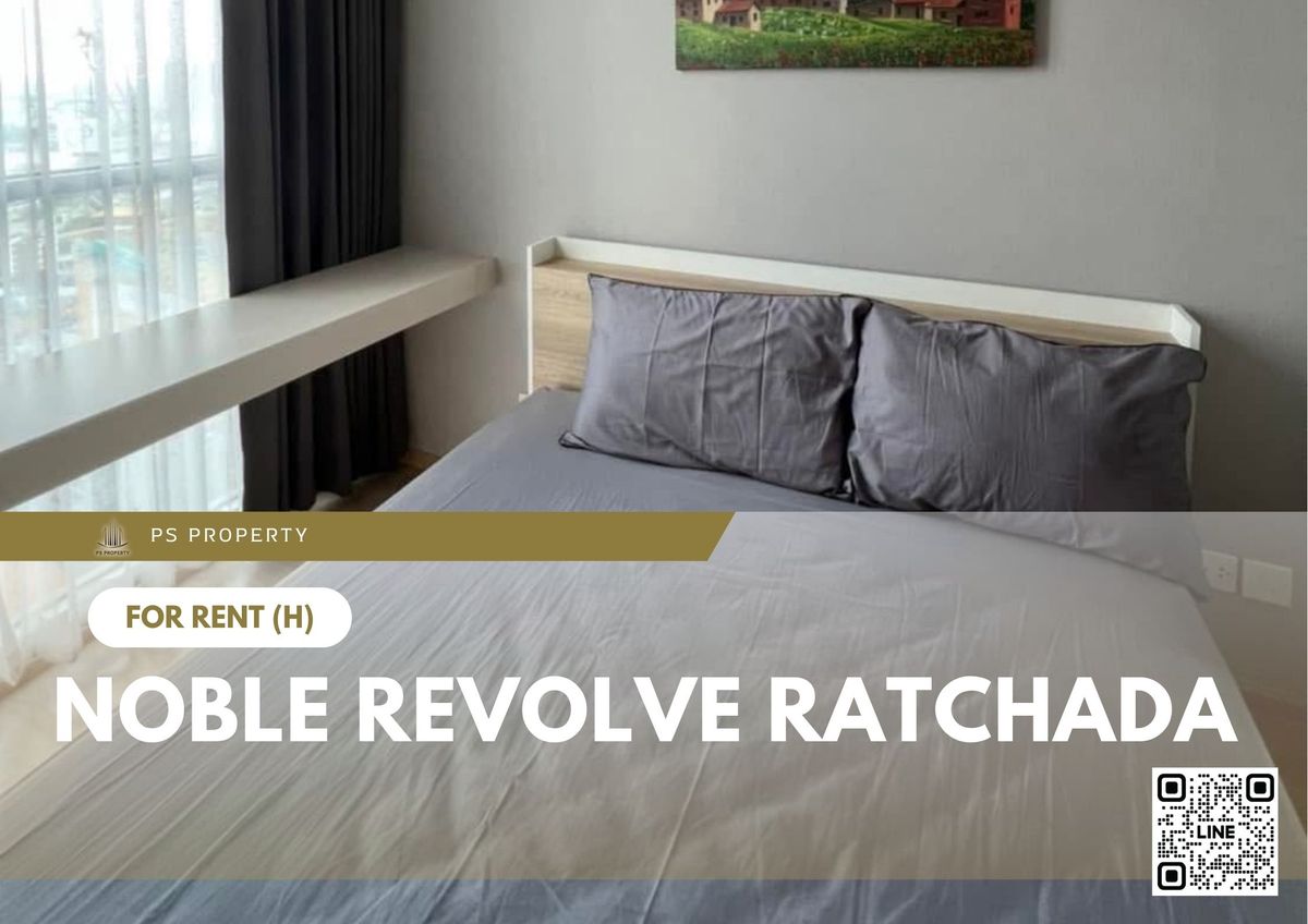 For RentCondoRatchadapisek, Huaikwang, Suttisan : For rent 🔥 Noble Revolve Ratchada 🔥 Fully furnished and equipped, near MRT Cultural Center