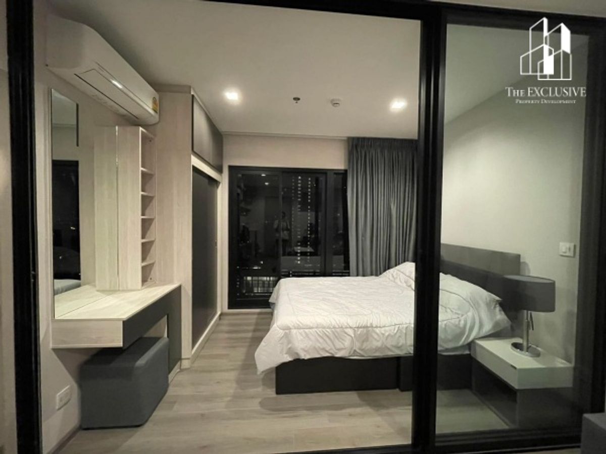 For RentCondoRattanathibet, Sanambinna : Condo for rent, The Politan Rive Sanambinnam, 500 meters from Rattanathibet Road, near the Purple Line MRT station.