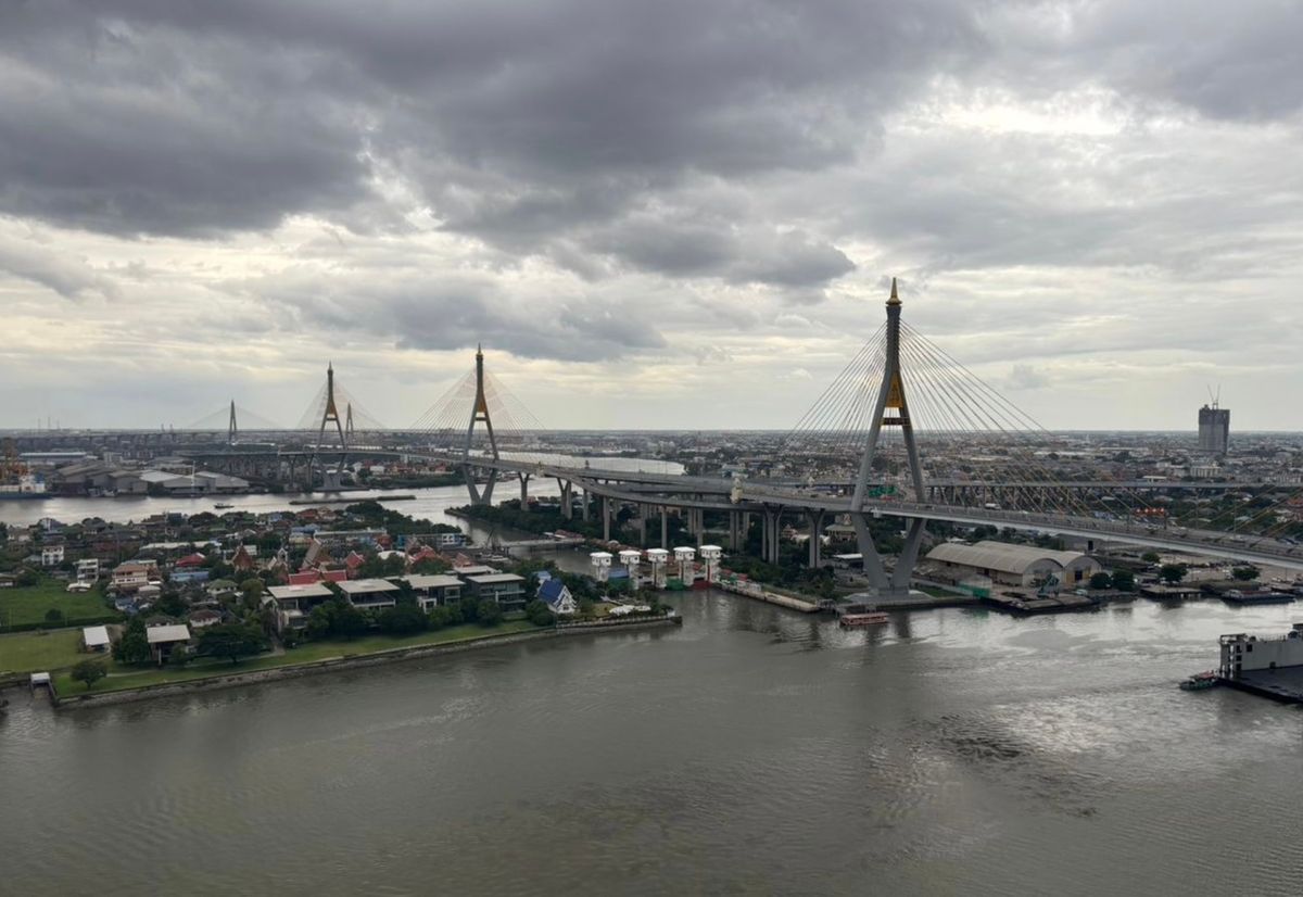 For SaleCondoRama3 (Riverside),Satupadit : For sale: The Pano Rama 3, beautiful, high floor, ready to move in, river view, near Lotus Rama 3. Interested, contact Line@841qqlnr