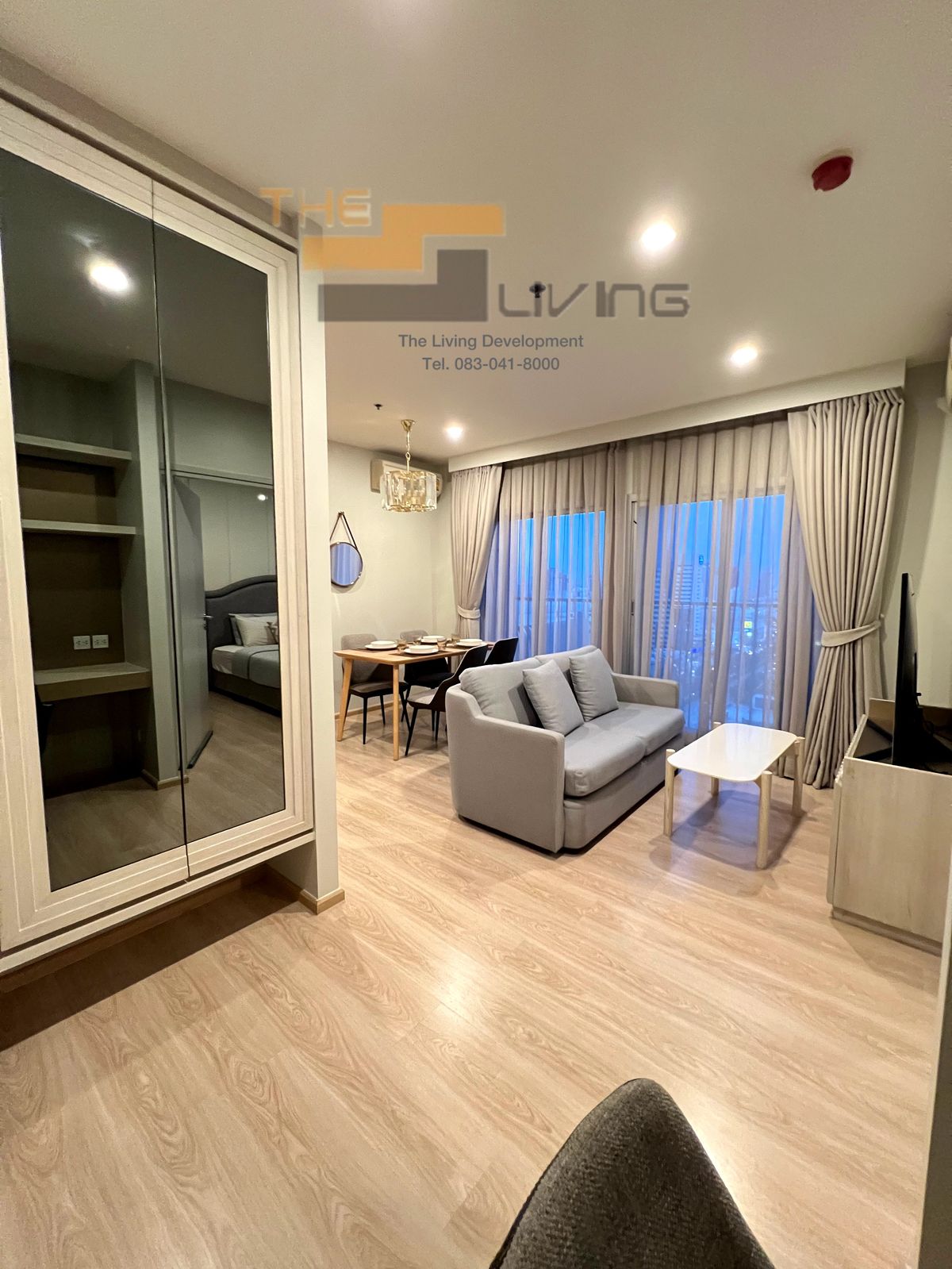 ให้เช่าคอนโดรัชดา ห้วยขวาง : คอนโดให้เช่า 2 ห้องนอน ที่โครงการ Noble Revolve Ratchada 1 | Ready to Move in