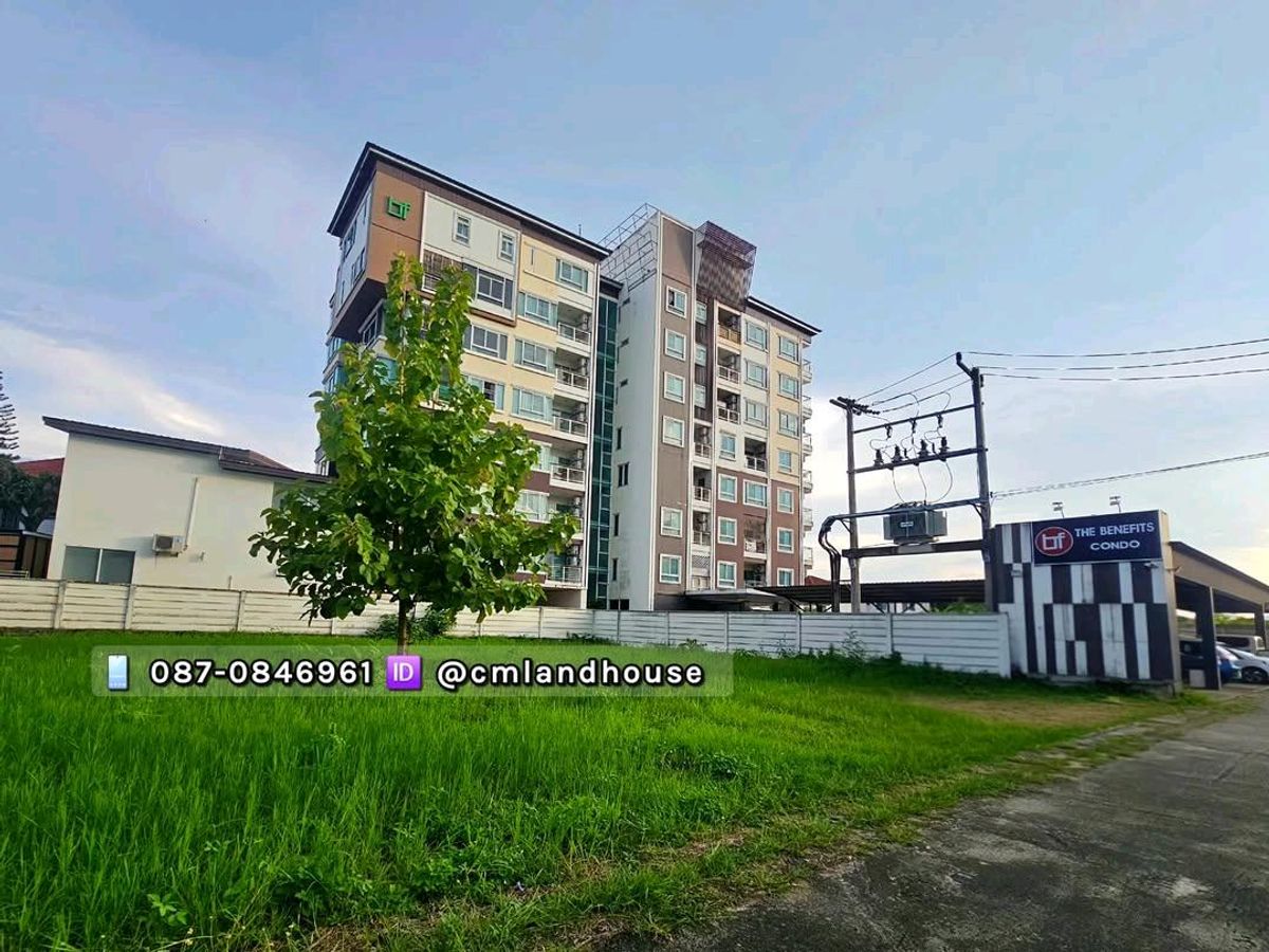 ขายคอนโดเชียงใหม่ : คอนโดห้องมุม 40 ตรม. วิวดอย ถนนวงแหวน รวมโชค-ศูนย์ราชการ ต สันผีเสื้อ อ.เมือง เชียงใหม่
