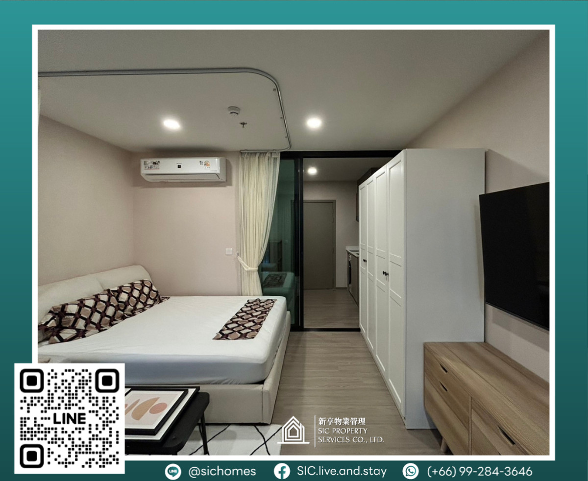 For RentCondoKhlongtoei, Kluaynamthai : For rent ✨Aspire Sukhumvit-Rama 4 ✨ 1 bedroom, size 26.84 sq m, near BTS Phra Khanong 🚅