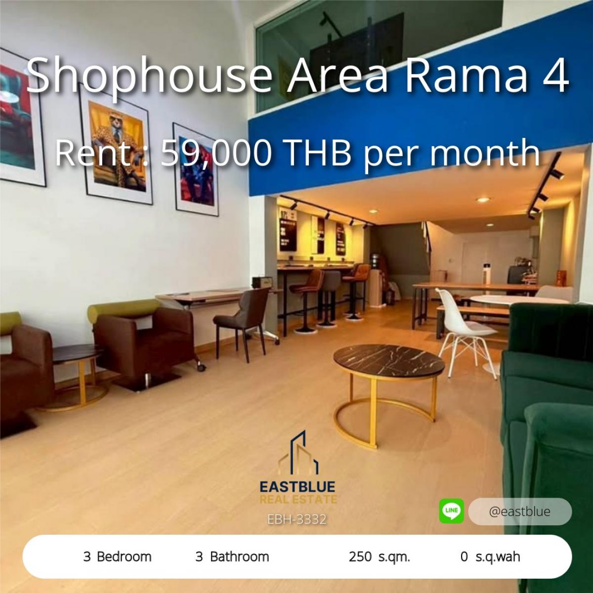 For RentShop HouseSukhumvit, Asoke, Thonglor : เปิดโอกาสใหม่! บ้านช็อปเฮ้าส์ 3 ห้องนอน ใจกลางพระราม 4 
Unlock Your Dream Home! 3-Bedroom Shophouse in Rama 4 Area