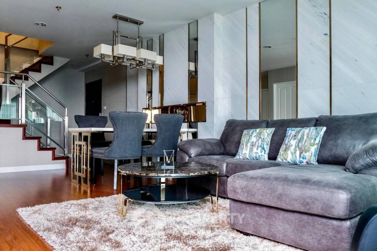 For RentCondoRama9, Petchburi, RCA : 3-BR Condo at Belle Grand Rama 9 near MRT Phra Ram 9