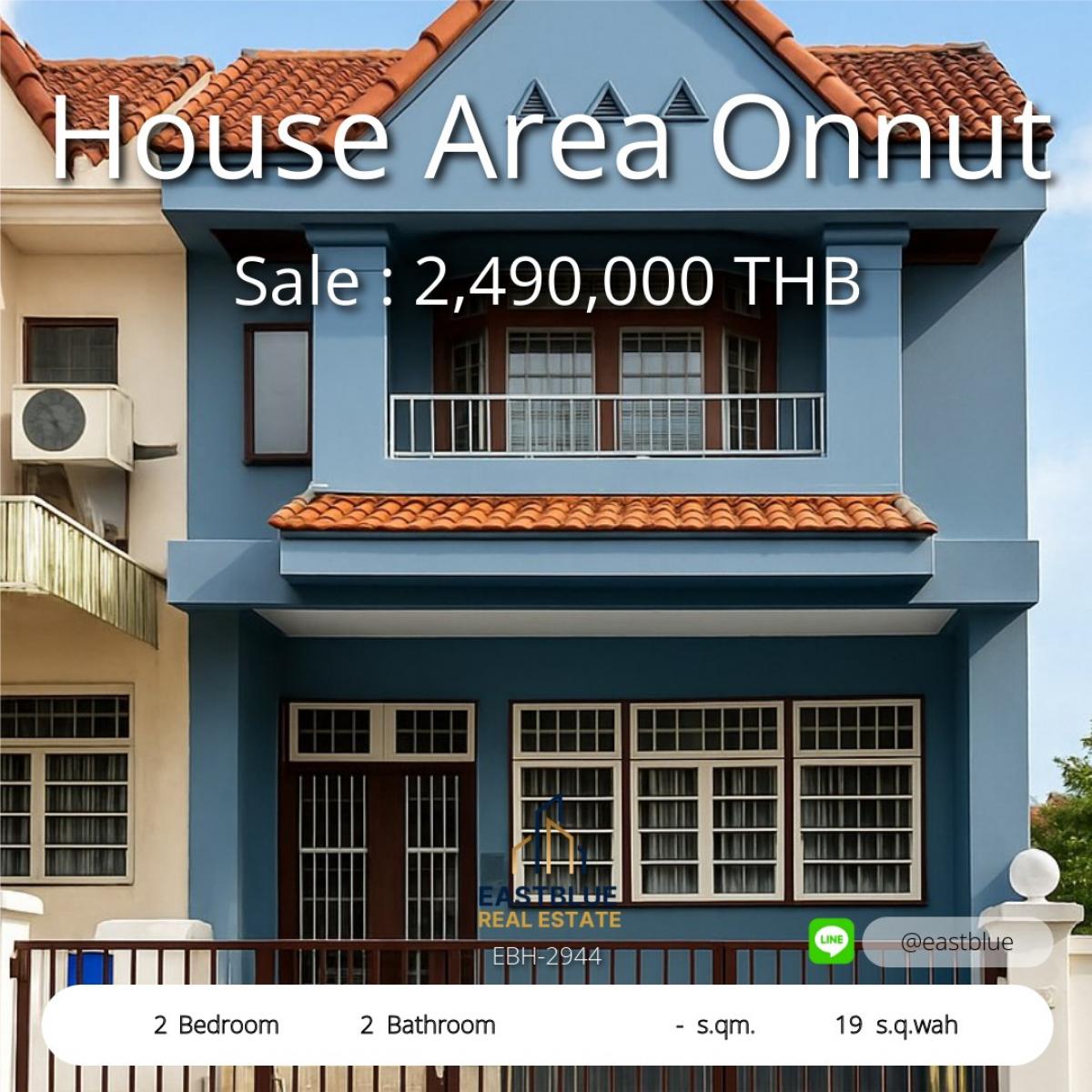 For SaleTownhomeOnnut, Udomsuk : Baan Non Nuch, beautiful, ready to move in, very good price. Cozy 2-Bed Home in Onnut – Your Dream Living Starts Here!