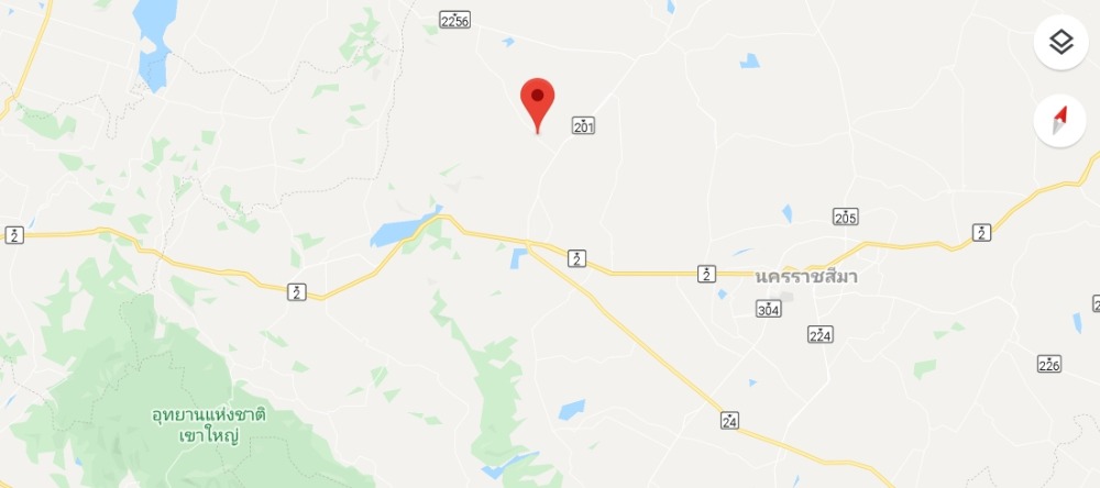 ขายที่ดินโคราช นครราชสีมา : ขายที่ดิน 240 ไร่ ติดถนน 3059 โฉนดครุฑแดง (น.ส.4 จ.) ตำบลกฤษณา อำเภอสีคิ้ว จังหวัดนครราชสีมา (โคราช) ไม่ติดจำนอง พร้อมโอน !!!