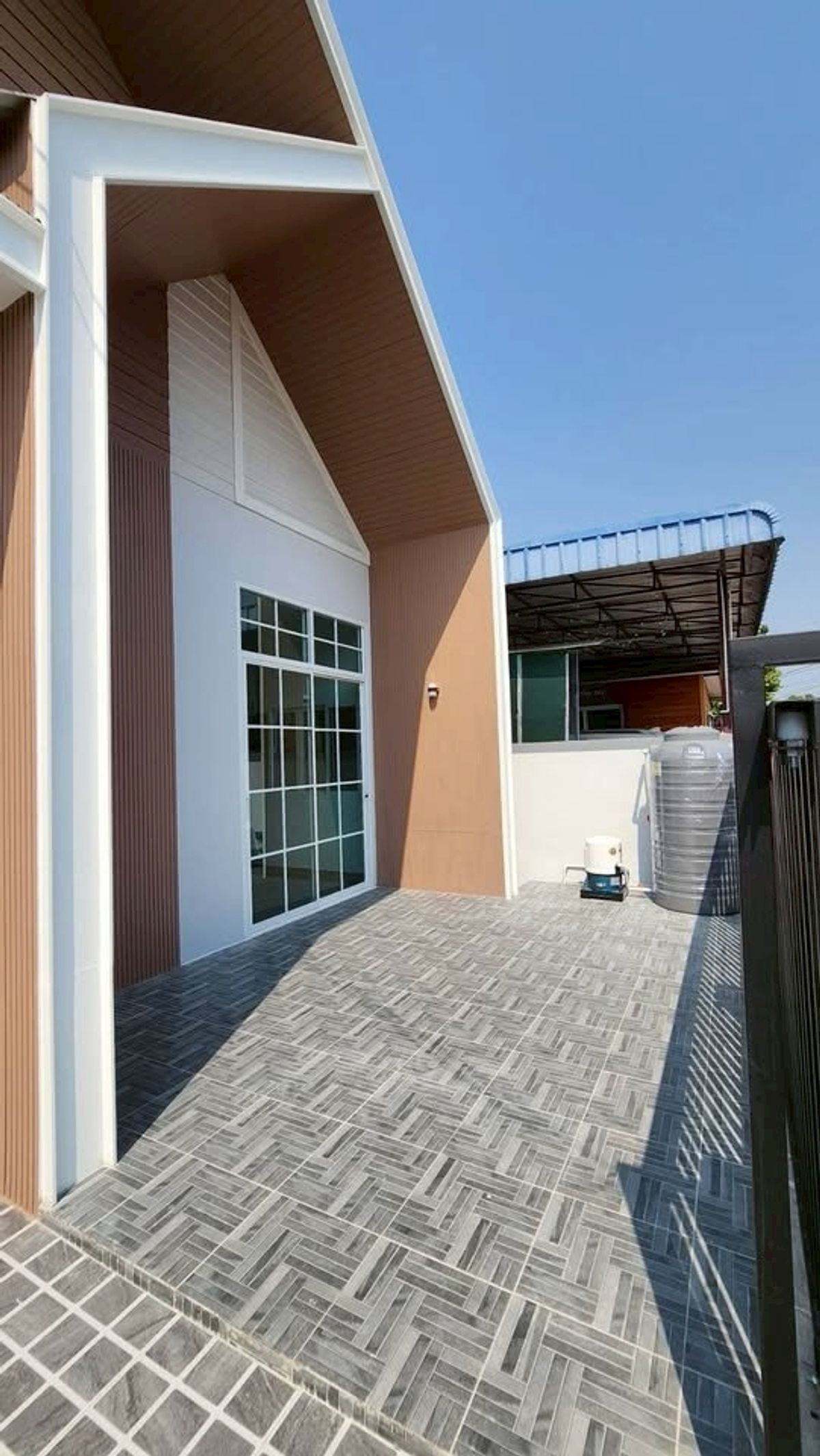 For SaleHouseMin Buri, Romklao : Single-storey house for sale, Nordic style #Buakhao Village, Ramkhamhaeng 174, Soi Buakhao 45, newly renovated, beautiful, ready to move in, area 40 square wah, 3 bedrooms, 3 bathrooms, near the Orange Line, Minburi, Romklao, Suwinthawong, Nimitmai, Sukha