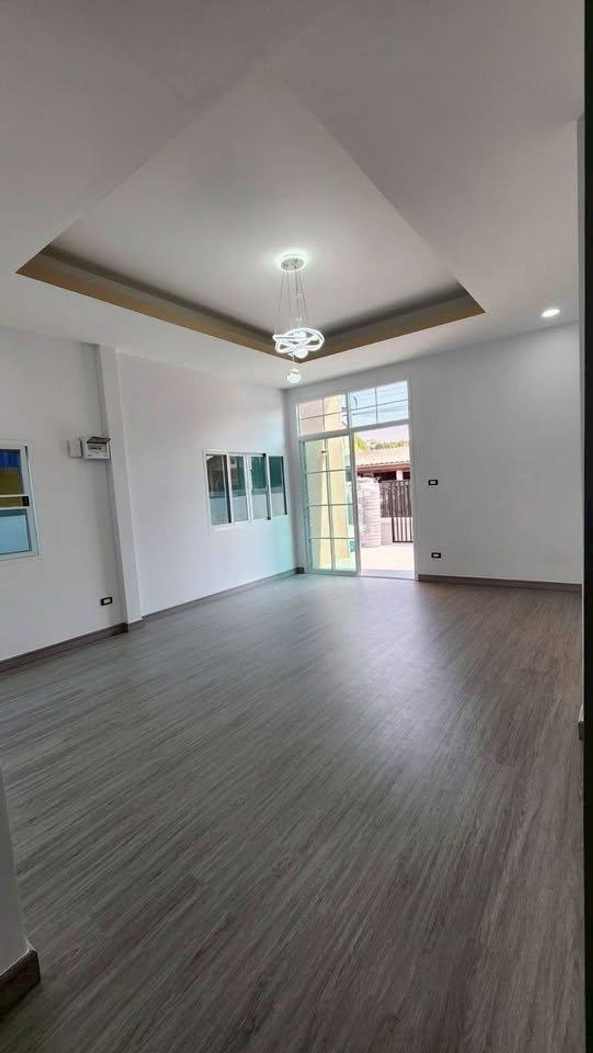 For SaleHouseMin Buri, Romklao : Single-storey house for sale, Nordic style #Buakhao Village, Ramkhamhaeng 174, Soi Buakhao 45, newly renovated, beautiful, ready to move in, area 40 square wah, 3 bedrooms, 3 bathrooms, near the Orange Line, Minburi, Romklao, Suwinthawong, Nimitmai, Sukha
