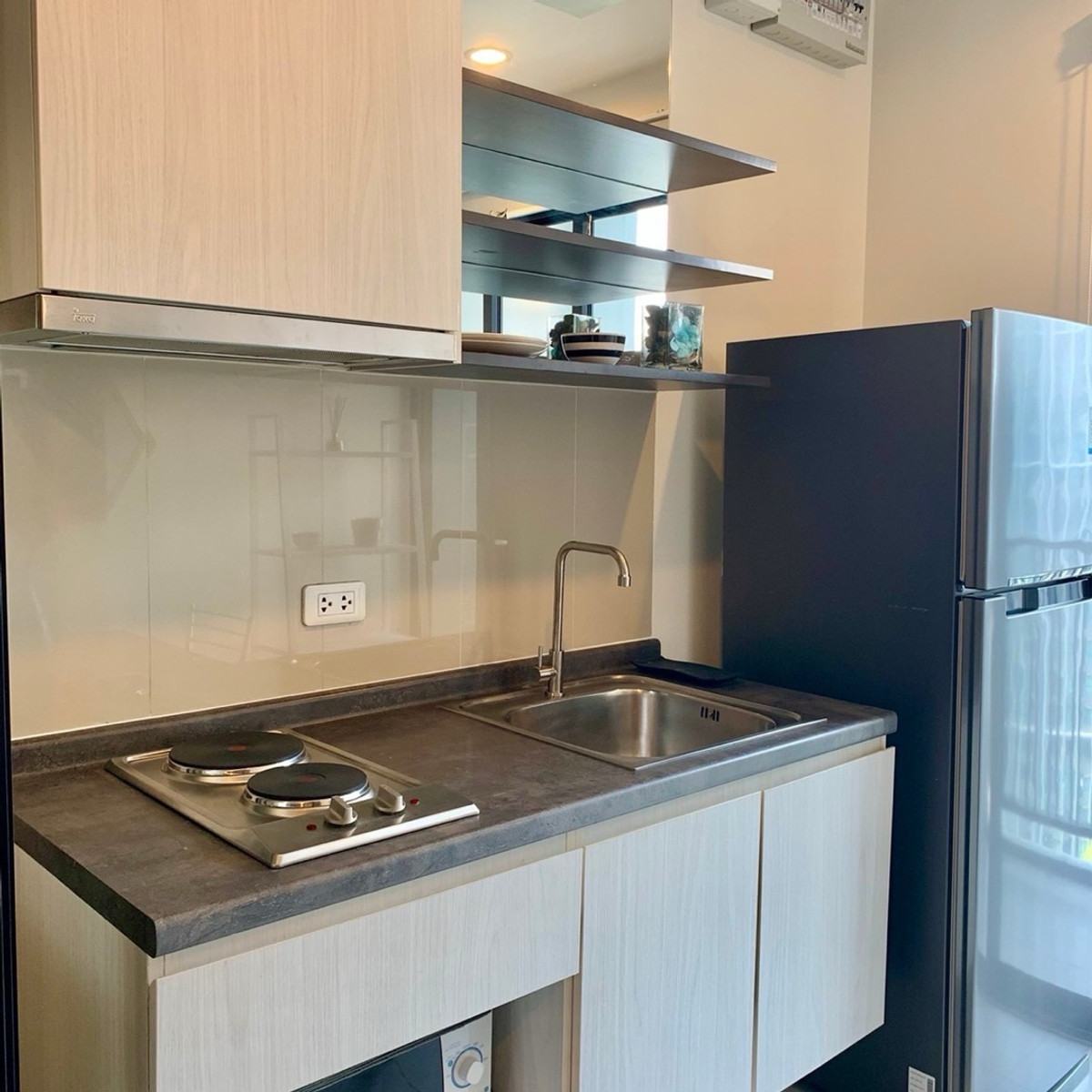 For RentCondoOnnut, Udomsuk : For rent: The Base Park West, well decorated. Ready to live in