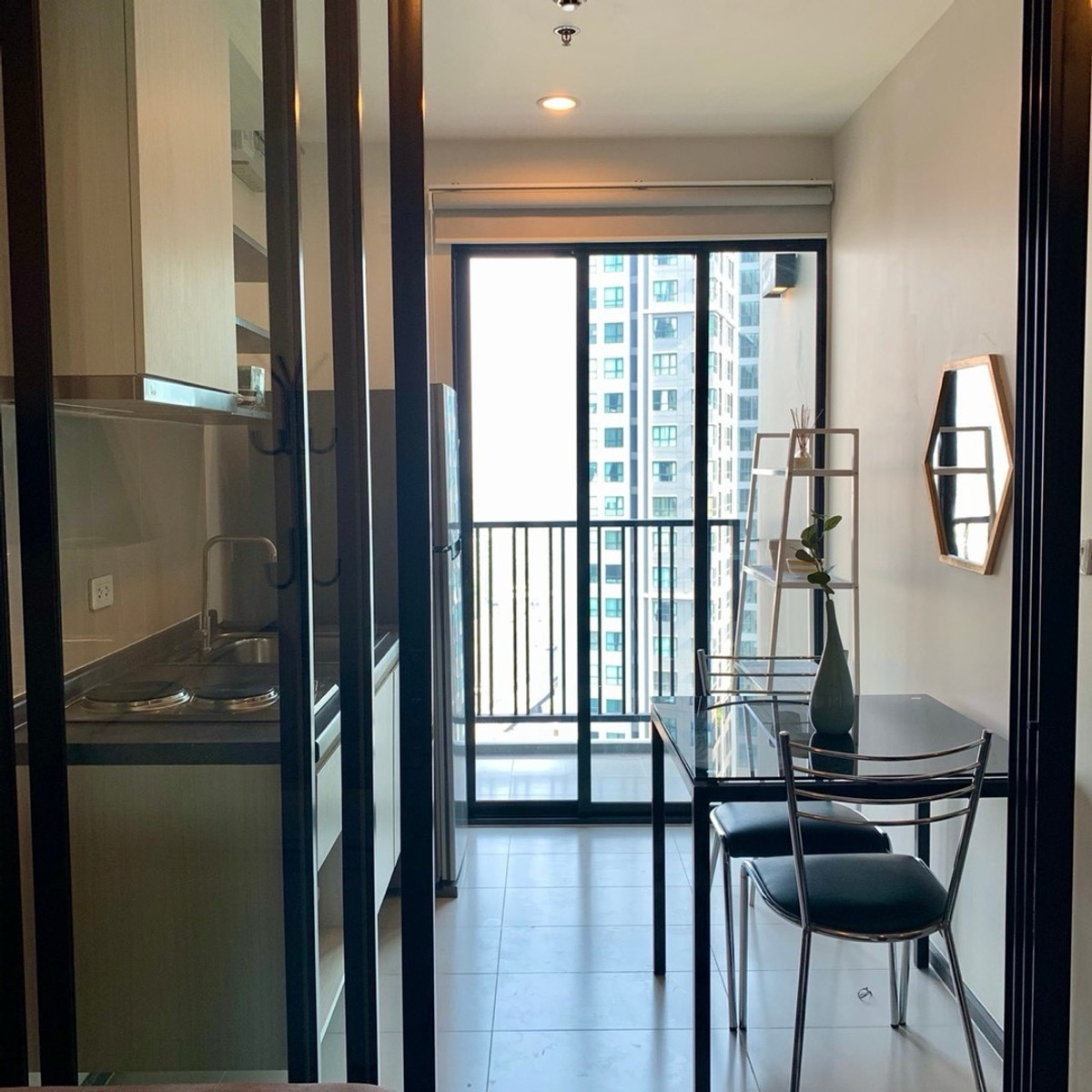 For RentCondoOnnut, Udomsuk : For rent: The Base Park West, well decorated. Ready to live in