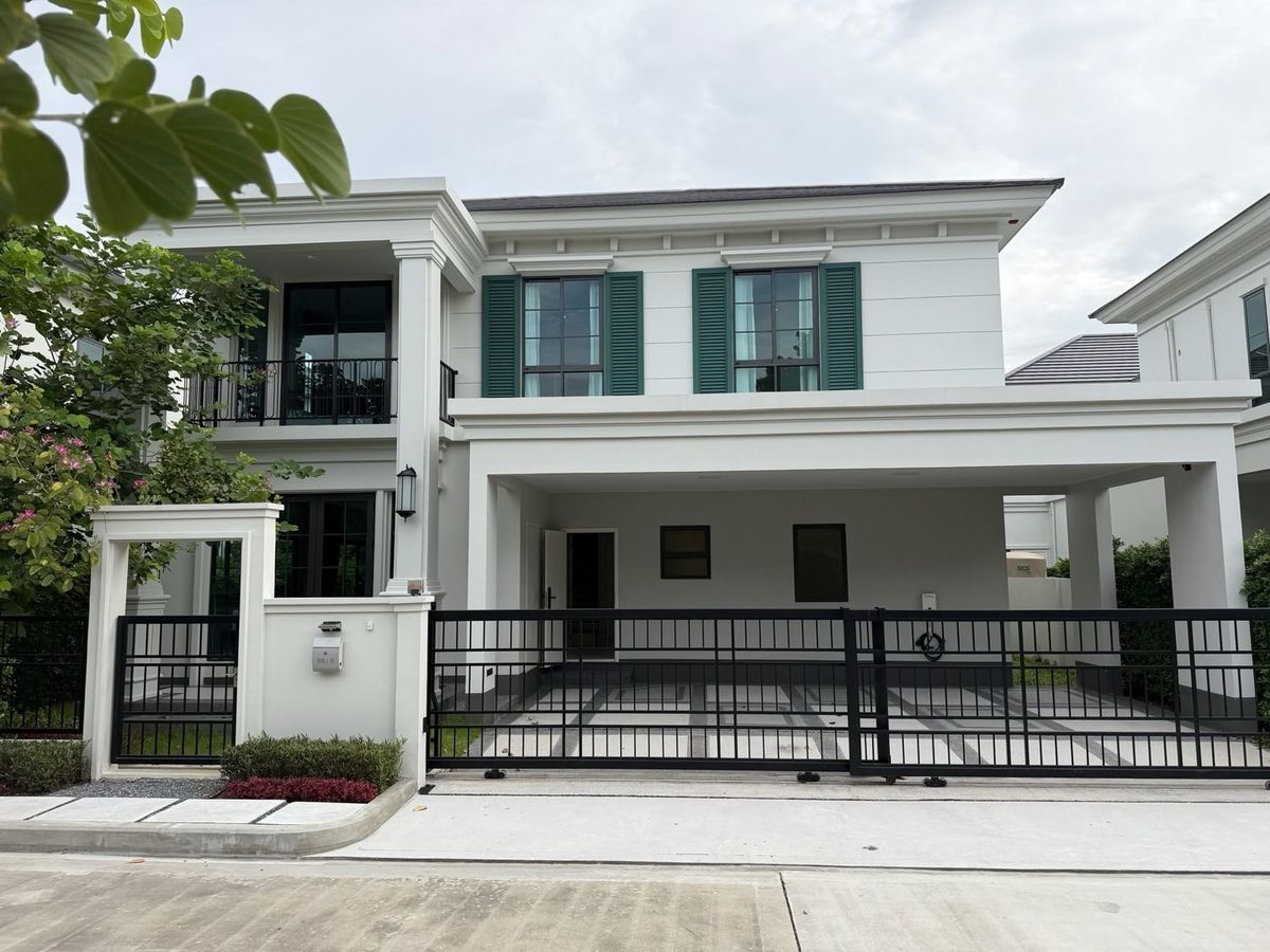 For RentHouseBangna, Bearing, Lasalle : 🌟For Rent: Detached House in Setthasiri Bangna KM 10. 2 storeys detached house featuring 4 bedrooms|4 bathrooms. Fully furnished and decorated.💥Rental Fee: 190,000 THB/month.