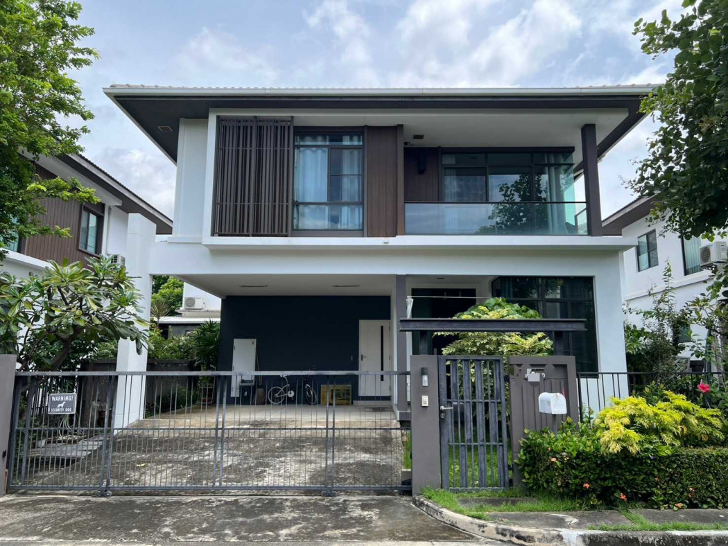 For SaleHouseLadkrabang, Suwannaphum Airport : Single house for sale, Manthana Onnut-Wongwan 3, 160 sq m, 53 sq wa, near BTS On Nut