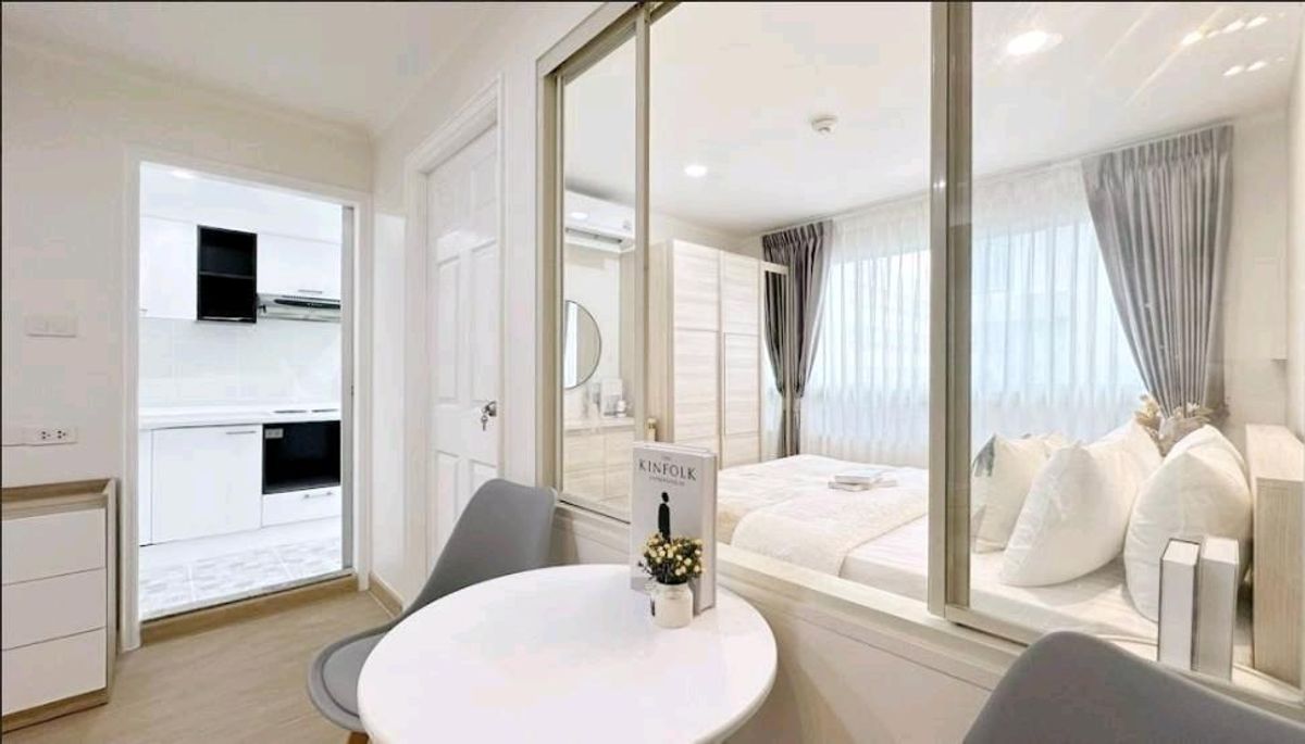 For SaleCondoRatchadapisek, Huaikwang, Suttisan : 🚆 Near MRT Huai Khwang, installments are cheaper than renting! Big room, complete functions, comfortable living in the middle of the city!📍 Lumpini Ville Cultural Center✨️