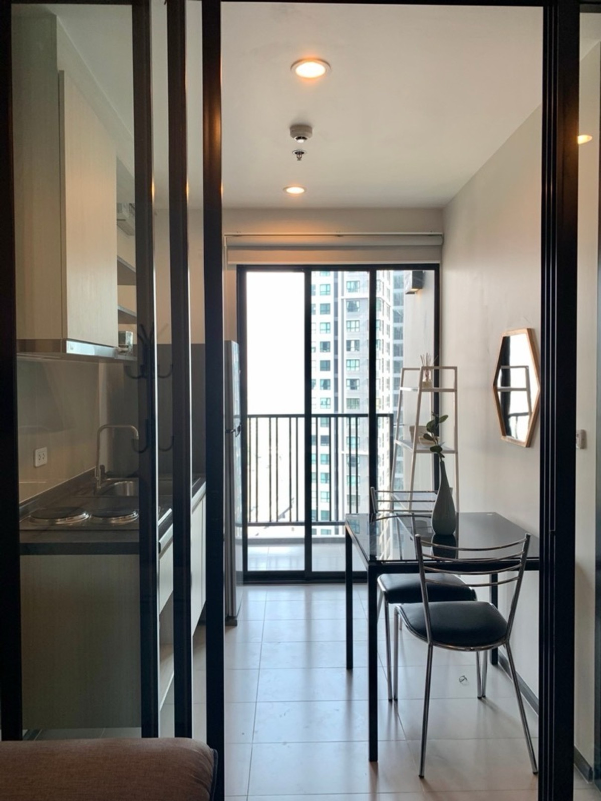 For RentCondoOnnut, Udomsuk : For rent: The Base Park West, well decorated. Ready to live in