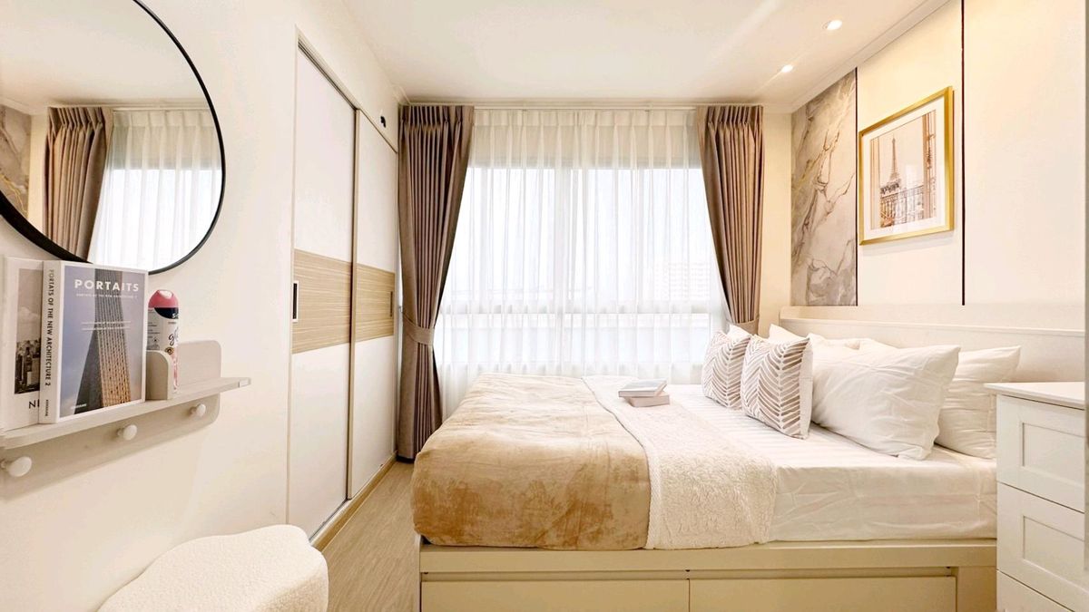 For SaleCondoChokchai 4, Ladprao 71, Ladprao 48, : 🛑 Stop paying rent every month! Pay in installments and own a condo in a prime location in the #Lat Phrao area, near the mall, near the BTS 📌 Lumpini Ville Chokchai 4 🌳