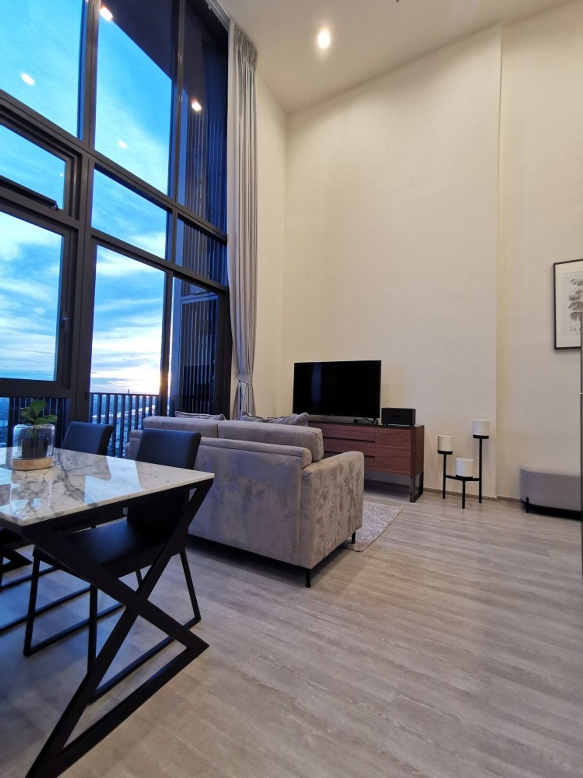 For RentCondoOnnut, Udomsuk : For Rent The line sukhumvit 101 2bedroom 2bathroom Duplex