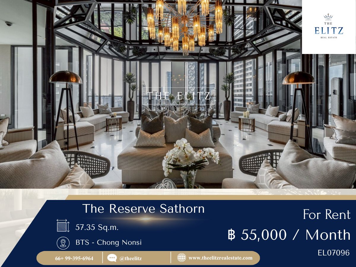 ให้เช่าคอนโดสาทร นราธิวาส : ✨ ใครชอบความหรูเรียบแบบมินิมอล ต้องห้องนี้เลย The Reserve Sathorn 💖