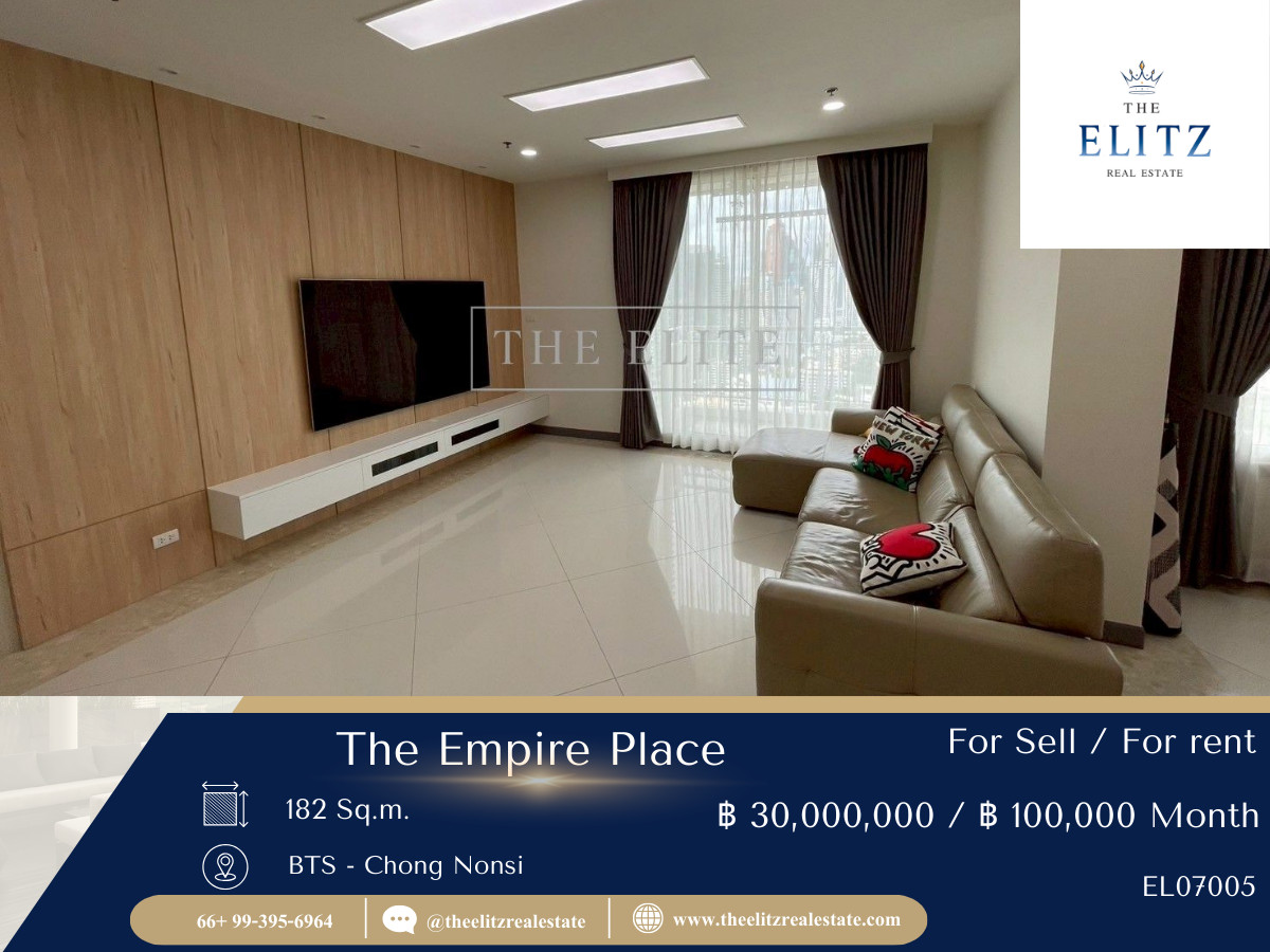 CondoSathorn, Narathiwat : ✨ Big room, city view, fully decorated, good price like this, there is only one room in the project 💯