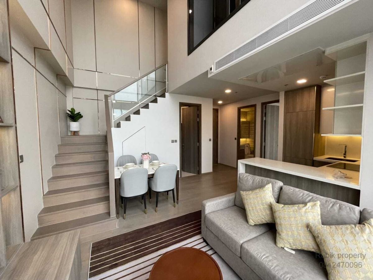 For SaleCondoSukhumvit, Asoke, Thonglor : (RB1300) Selling Celes Asoke — Duplex Top-Floor (Duplex on high floor)