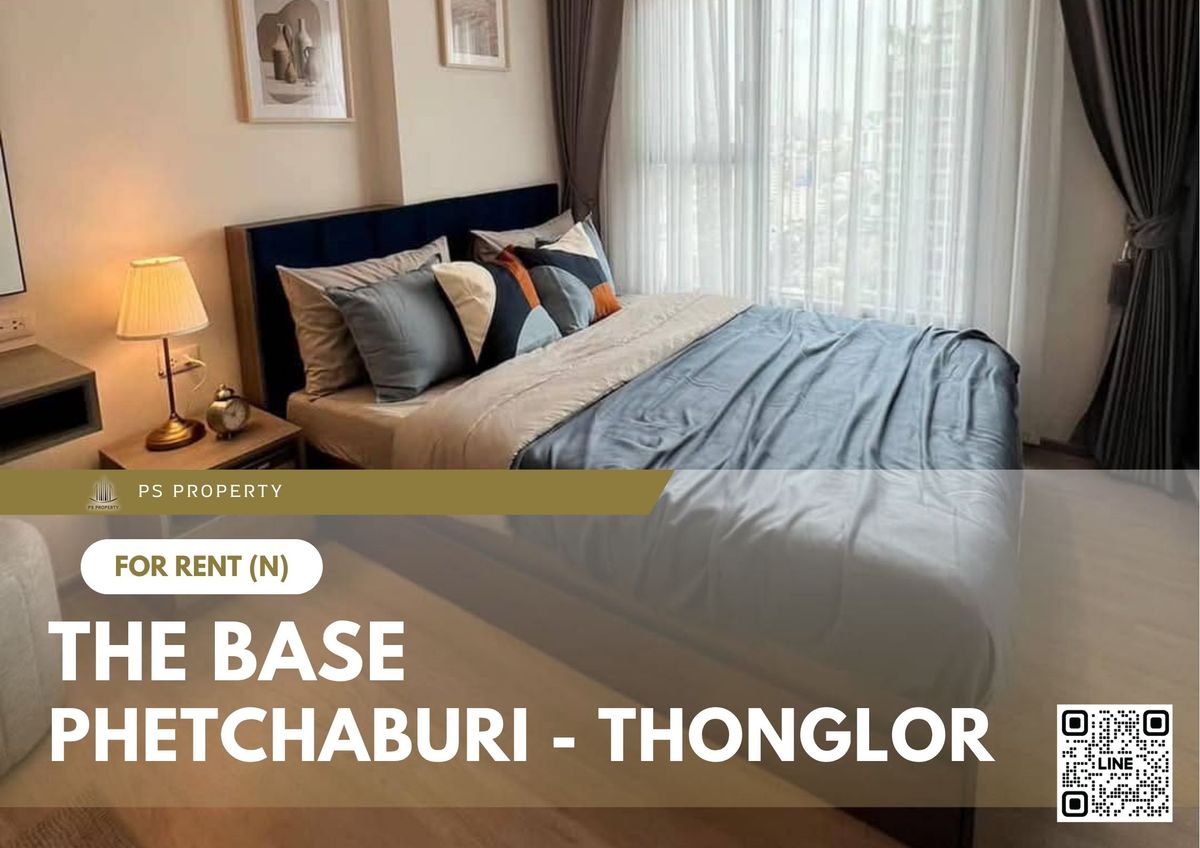 For RentCondoRama9, Petchburi, RCA : For rent ✨ THE BASE Phetchaburi - Thonglor ✨ Fully furnished and equipped, near BTS Phrom Phong