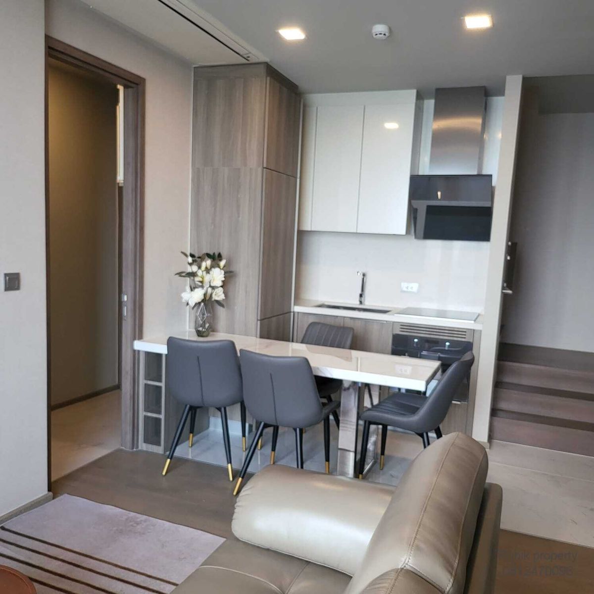 For SaleCondoSukhumvit, Asoke, Thonglor : (RB1299) Selling Celes Asoke — Duplex Top-Floor (Duplex on high floor)