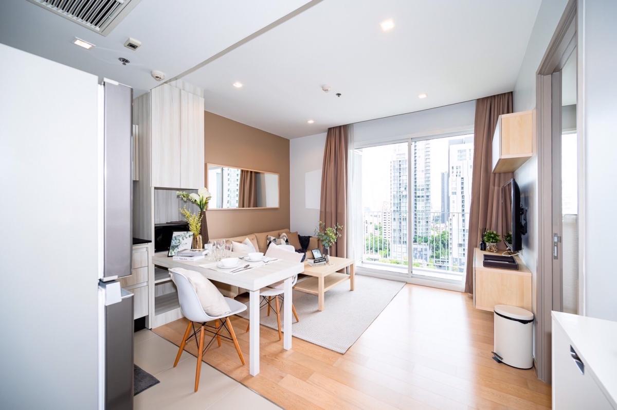 For RentCondoSukhumvit, Asoke, Thonglor : 🔥For urgent rent🔥 HQ Thonglor, beautiful room, fully furnished, ready to move in, convenient transportation ❗