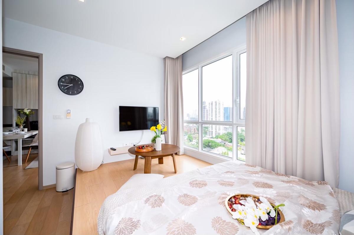 For RentCondoSukhumvit, Asoke, Thonglor : 🔥For urgent rent🔥 HQ Thonglor, beautiful room, fully furnished, ready to move in, convenient transportation ❗