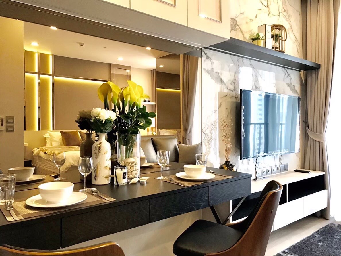 For RentCondoSukhumvit, Asoke, Thonglor : 🔥Urgent rental 🔥Ashton Asoke, beautiful room, luxuriously decorated, fully furnished, ready to move in ❗