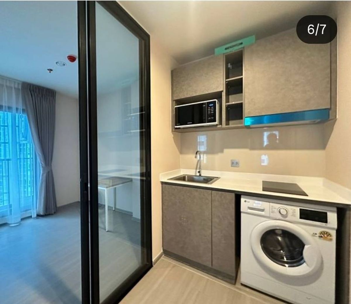 For RentCondoSamut Prakan,Samrong : For rent 🔥 Aspire Erawan Prime 🔥 Fully furnished and equipped, near BTS Chang Erawan