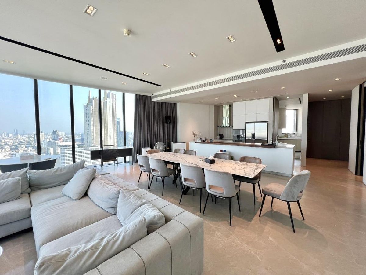 ให้เช่าคอนโดวงเวียนใหญ่ เจริญนคร : 🌇 3 Bedroom Condo for Rent at Banyan Tree Residences Riverside Bangkok