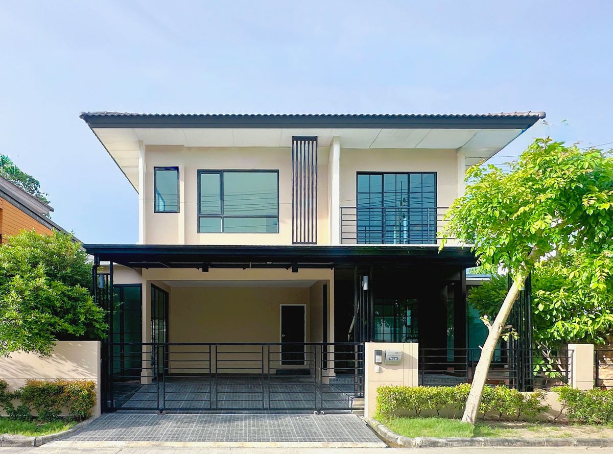 ขายบ้านปทุมธานี รังสิต ธรรมศาสตร์ : 📍 บ้านเดี่ยว เดอะทรัสต์ วิลล์ รังสิต คลอง 4 – ราคาแค่ 4.49 ล้าน ✨ โครงการติดถนนใหญ่ เดินทางสะดวกทุกเส้นทาง บ้านเดี่ยวหลังใหญ่ หน้าหมู่บ้าน หลังที่ 2 ขวามือ