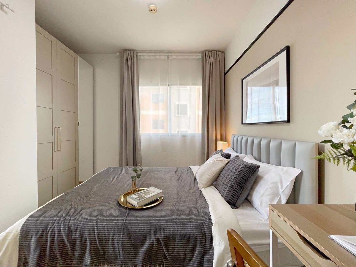 For SaleCondoBangna, Bearing, Lasalle : ME250243 Newly decorated room, beautiful, ready for you to own City Home Srinakarin.
