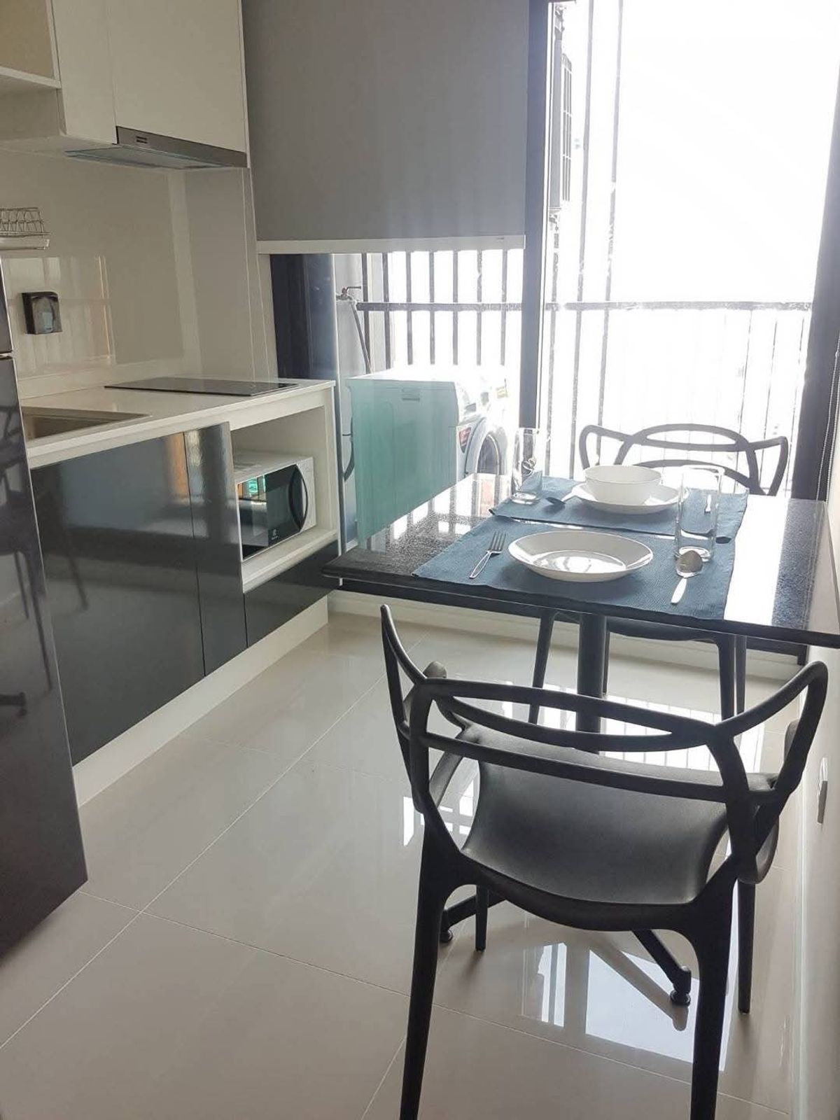 For RentCondoRama9, Petchburi, RCA : For rent 📍 The Tree Sukhumvit 71 - Ekamai 📍 near Airport Link Ramkhamhaeng, fully furnished and equipped with appliances