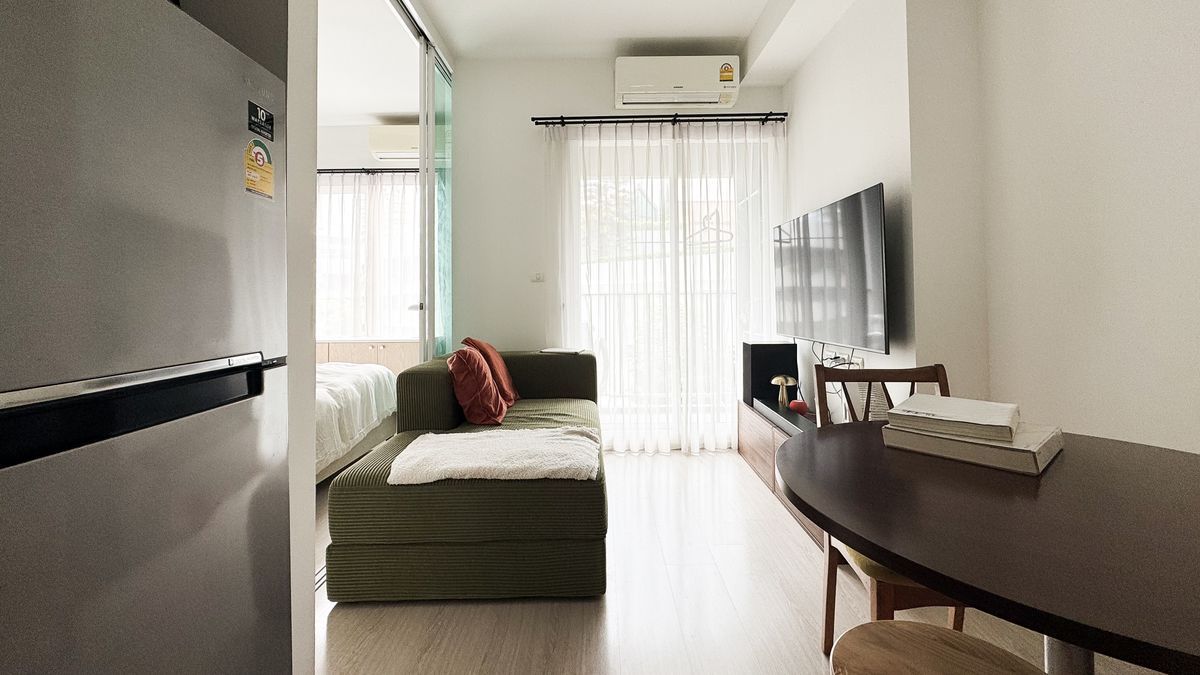 For SaleCondoRatchadapisek, Huaikwang, Suttisan : Urgent sale 📍 Chapter One Eco Ratchada - Huai Khwang 📍 Fully furnished and equipped with appliances