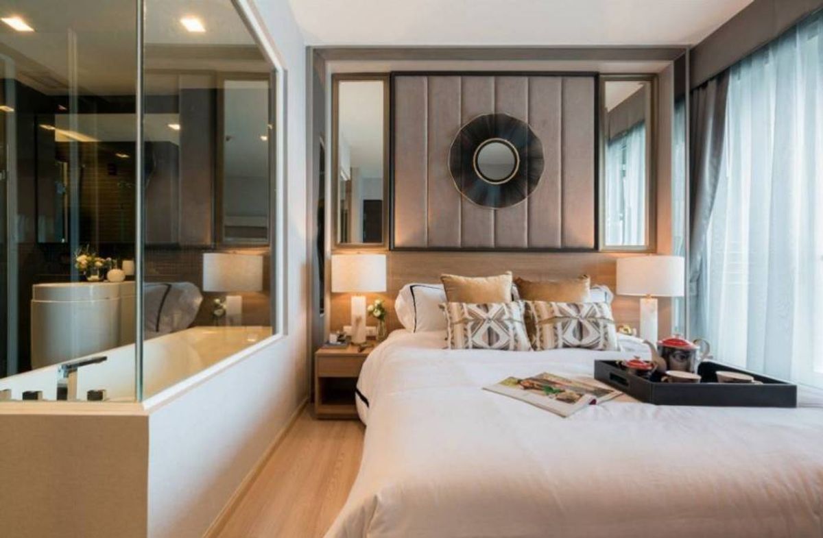 ให้เช่าคอนโดสาทร นราธิวาส : ห้องสวย วิวแม่น้ำ - Rhythm Sathorn 1Bed 46sq.m. ชั้น30+ ตกแต่งอย่างดี เฟอร์นิเจอร์ครบ -Price Only 30K/month