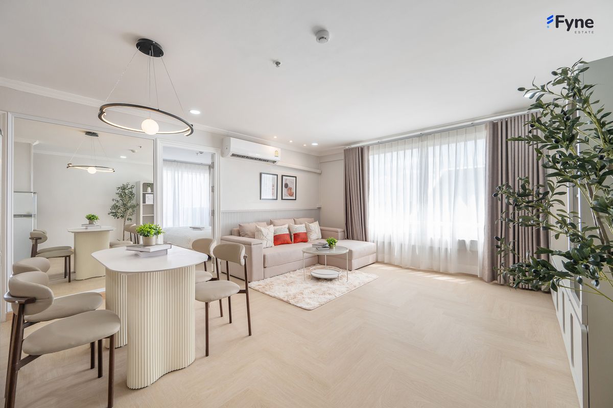 For SaleCondoRatchadapisek, Huaikwang, Suttisan : Ratchada Orchid Condominium Project, Rama 9, Asoke, Ratchada, Sutthisan, Huai Khwang, 2 bedrooms, only 800 meters to MRT Sutthisan.