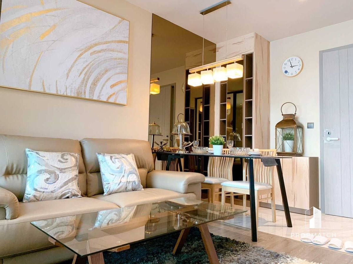 For RentCondoSukhumvit, Asoke, Thonglor : ✨Flash Deal ✨Rhythm Ekkamai( 1Bed 1Bath 35SQM.) Fully furnished, ready to move in!! Only 33,000 baht per month Tel.0981315848 @propmatch