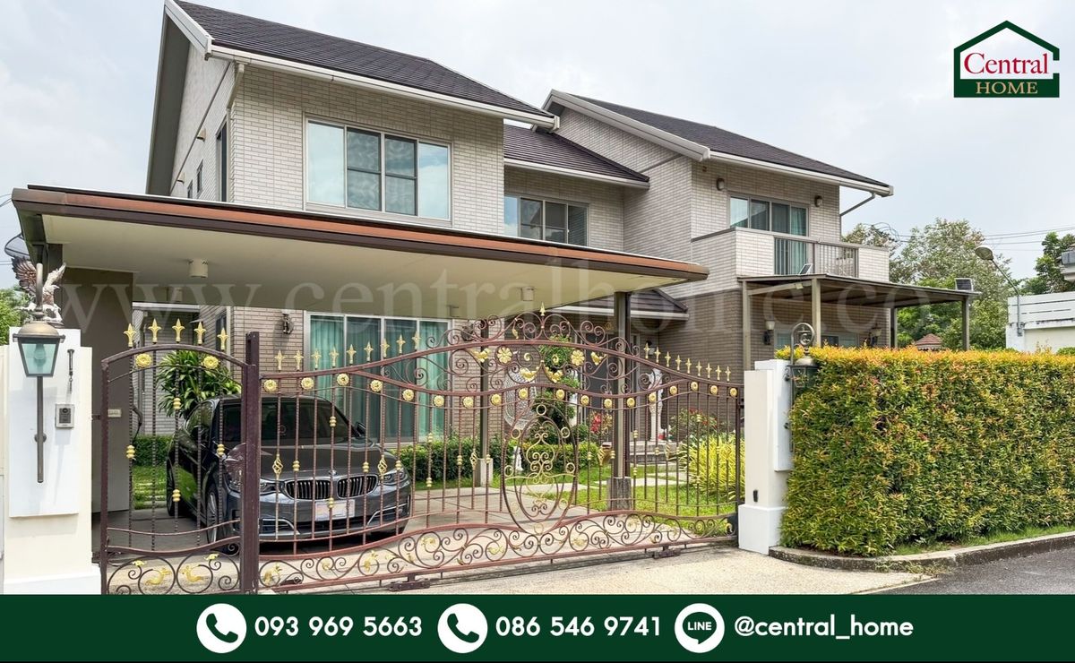 For SaleHouseRama5, Ratchapruek, Bangkruai : Single house Perfect Masterpiece SCG HEIM Rattanathibet has only 8 houses in the project, furnished with Versace furniture and ready to move in.