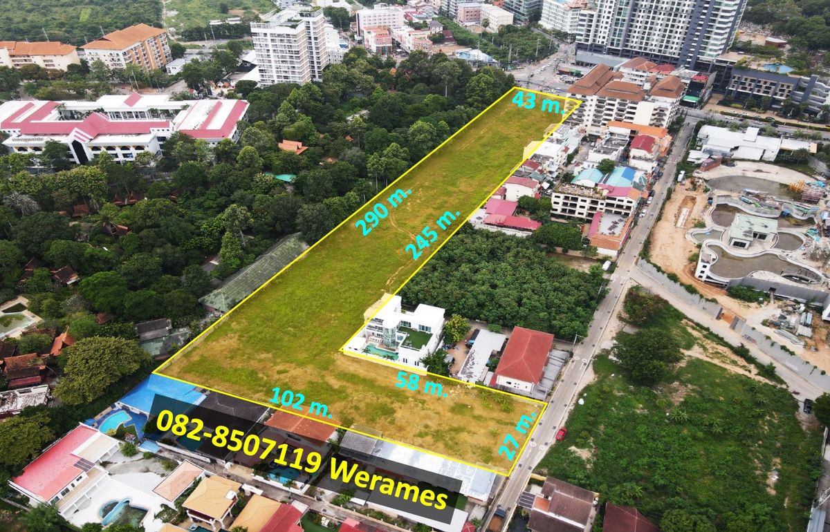 ขายที่ดินพัทยา บางแสน ชลบุรี สัตหีบ : ขาย ที่ดิน ใกล้หาดจอดเทียน และ พัทยา ติดถนนใหญ่ เนื้อที่ 8-0-33 ไร่ เหมาะทำการค้า โครงการจัดสรร คอนโดมิเนียม โรงแรม