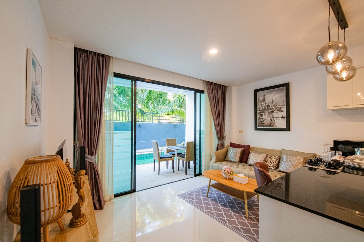 ขายคอนโดภูเก็ต : ขาย The Kris Condotel Bangtao ขนาด 91 ตรม 2 นอน 1 น้ำ แต่งครบพร้อมอยู่