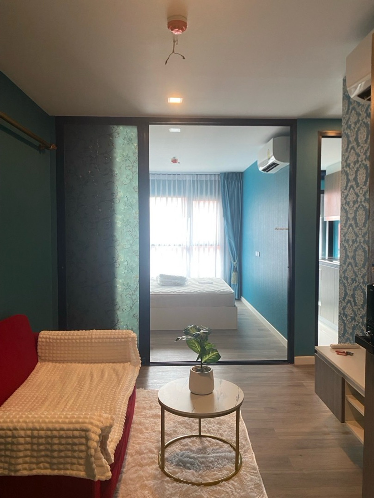 For RentCondoBangna, Bearing, Lasalle : Condo for rent🔥B Loft Sukhumvit 107🔥3rd floor🔥28 sq m🔥1Bed🔥Ready to move in