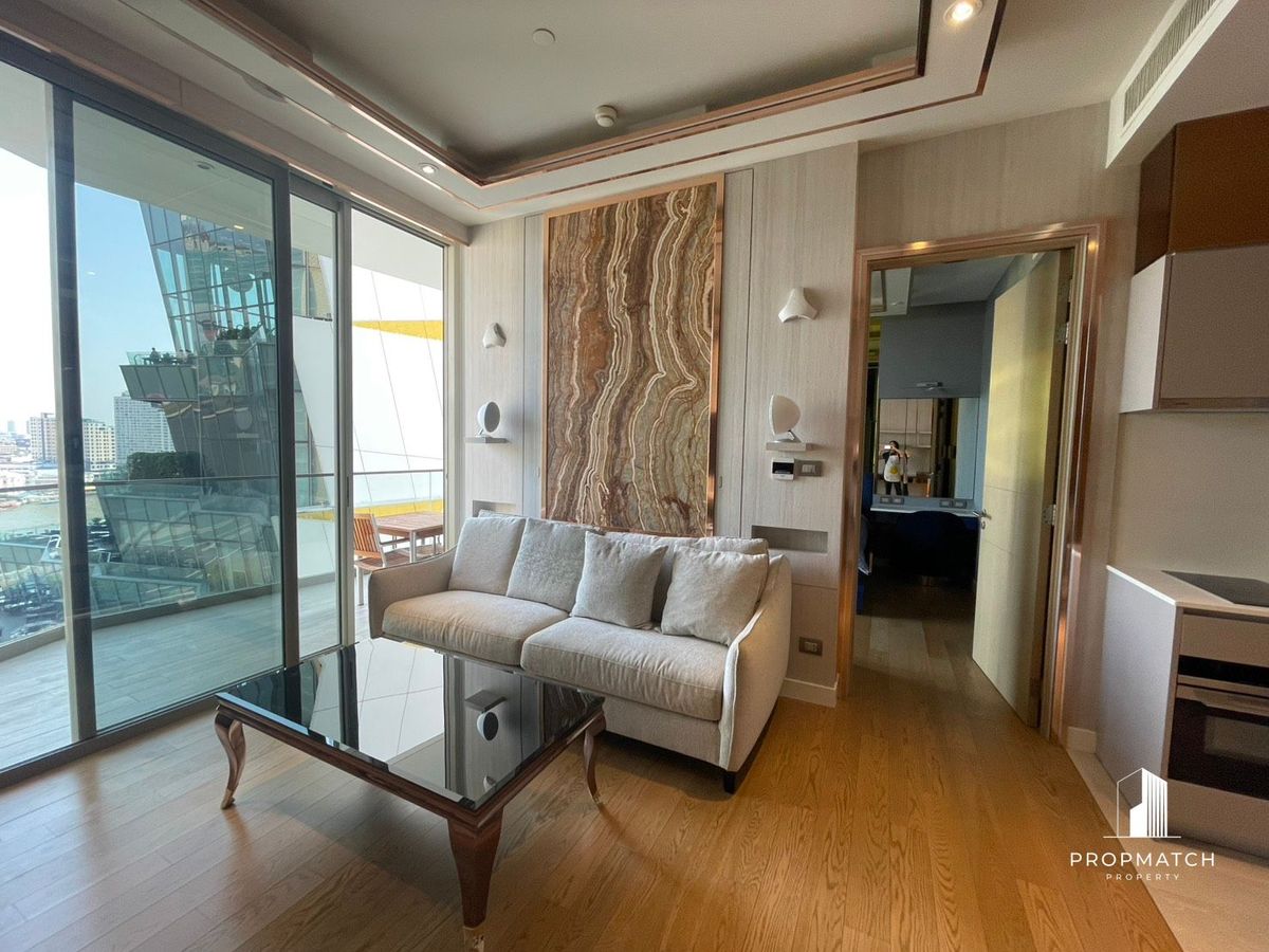 For RentCondoWongwianyai, Charoennakor : ✨Flash Deal ✨Magnolias waterfront residences( 1Bed 1Bath 60SQM.) Fully furnished, ready to move in!! Only 56,000 baht per month Tel.0981315848 @propmatch