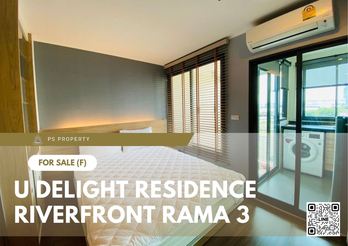 For SaleCondoRama3 (Riverside),Satupadit : Urgent sale ✨ U Delight Residence Riverfront Rama 3 ✨ Fully furnished and equipped, near BTS Surasak