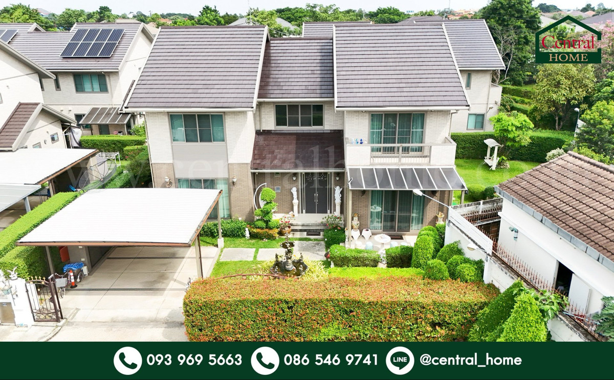 For SaleHouseRama5, Ratchapruek, Bangkruai : Single house Perfect Masterpiece SCG HEIM Rattanathibet has only 8 houses in the project, furnished with Versace furniture and ready to move in.