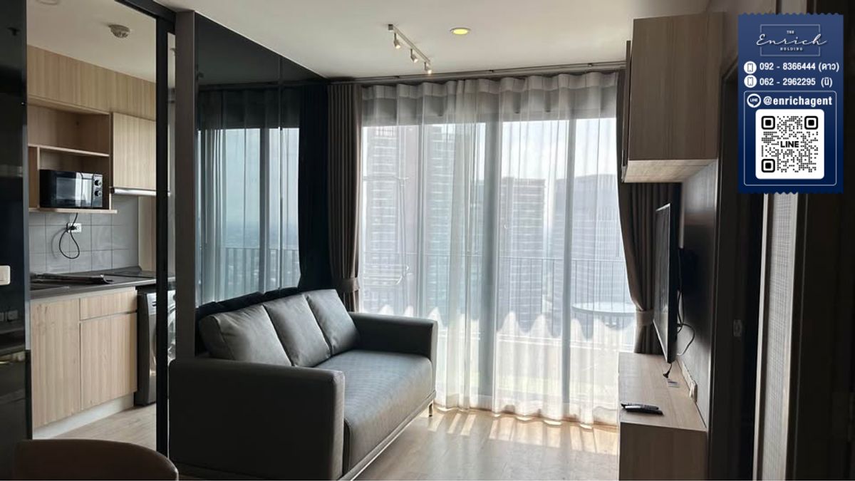 For RentCondoBangna, Bearing, Lasalle : 💙For rent IDEO O2, beautiful corner room, pool view, full central area, BTS Bangna💙 Call 092-8366444 Dao // Line id : @enrichagent