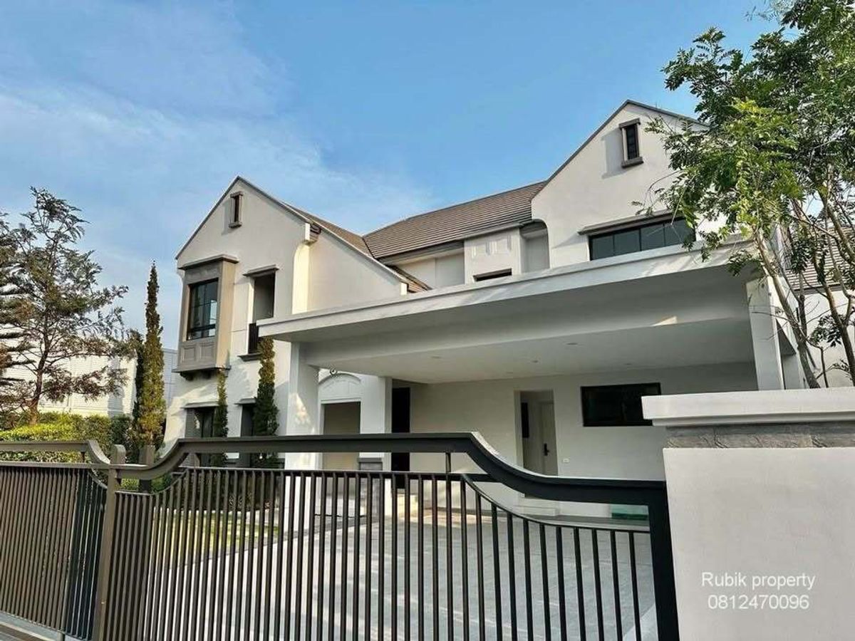 For RentHousePinklao, Charansanitwong : 🏡 (RB1311) Luxurious detached house for rent, NANTAWAN Pinklao - Kanchana, Super Luxury, 2 floors, spacious area. Ready to move in ⛲️🏠