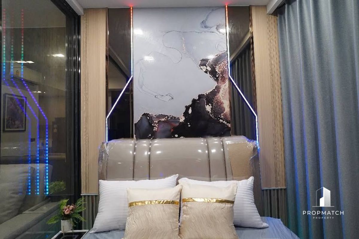 ให้เช่าคอนโดพระราม 9 เพชรบุรีตัดใหม่ RCA : ✨Flash Deal ✨One9Five Asoke - Rama 9( Studio Bed 1Bath 27.5SQM.) แต่งครบพร้อมอยู่ !! เพียง 22,000บาทต่อเดือน Tel.0981315848 @propmatch