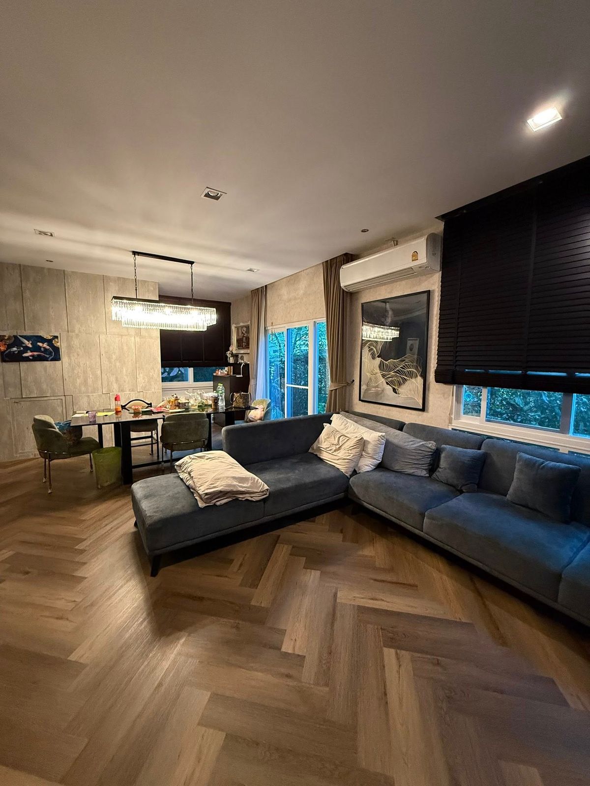 For SaleHouseLadkrabang, Suwannaphum Airport : ✨ Luxury Single House for Sale at Mantana Onnut – Wongwaen 5 – 4 Bedrooms, 5 Bathrooms, 222 sqm Living Area, Corner Unit with Private Garden, Close to Main Road and Expressway Access