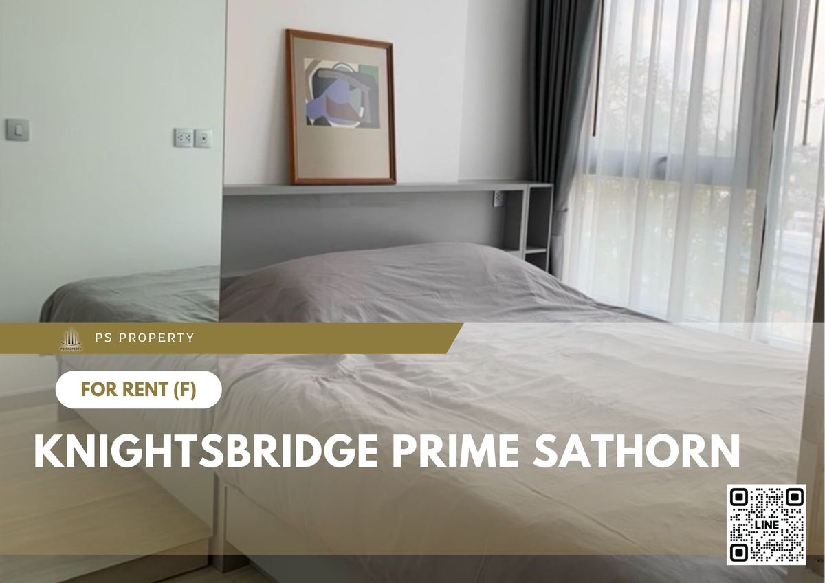 For RentCondoSathorn, Narathiwat : For rent ✨ Knightsbridge Prime Sathorn ✨ Fully furnished and equipped, near BTS Chong Nonsi