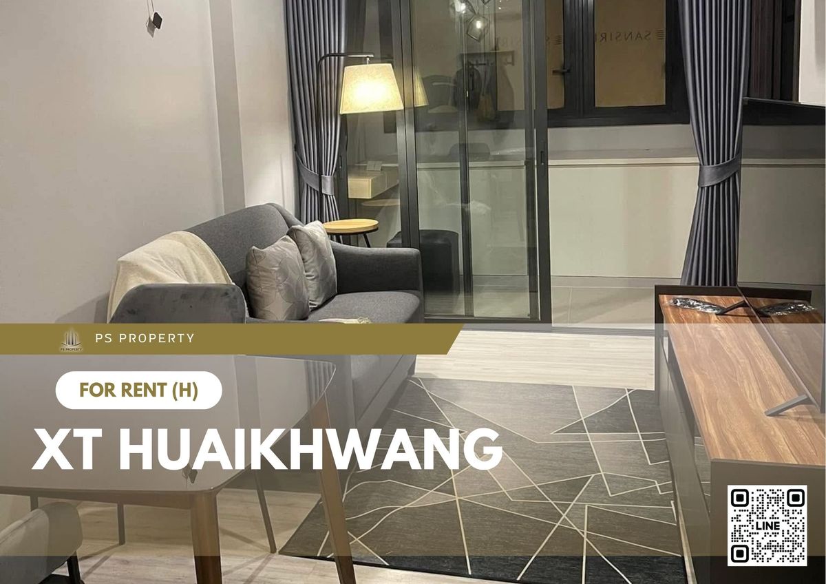ให้เช่าคอนโดรัชดา ห้วยขวาง : ให้เช่า 📍 XT HUAIKHWANG 📍 เฟอร์นิเจอร์ และ เครื่องใช้ไฟฟ้าครบ ใกล้ BTS ห้วยขวาง